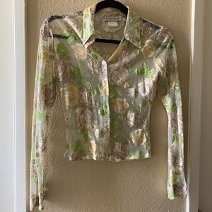 Bebe long sleeve blouse